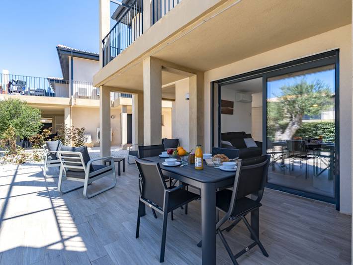 Gîte pour 4 personnes, avec jardin ainsi que bassin pour enfant et balcon à Bonifacio - 4