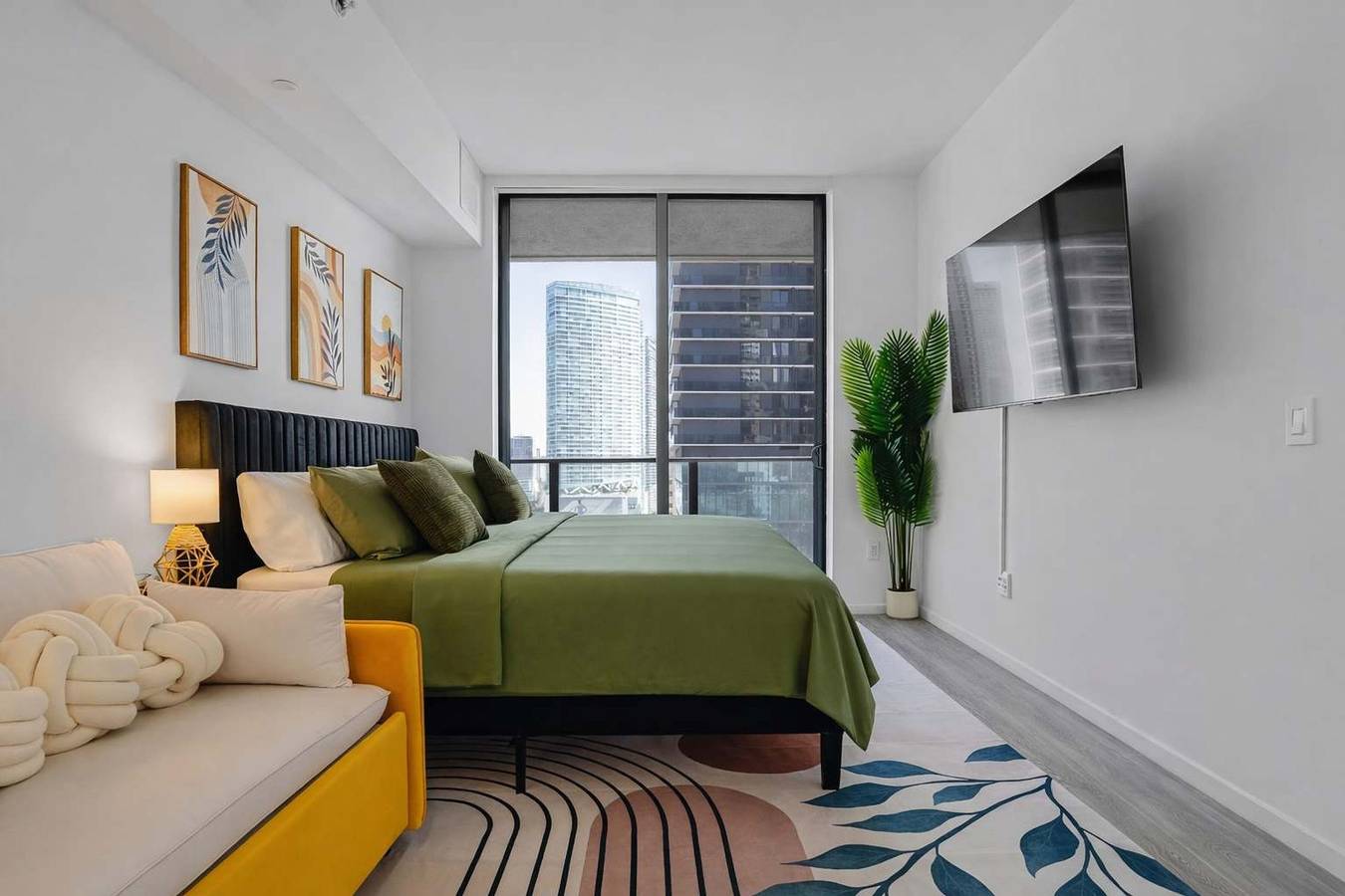 Ganze Wohnung, Downtown Miami 2Br Skyline Bay View Balcony Corner Suite | Luxe Pad in Miami, Florida