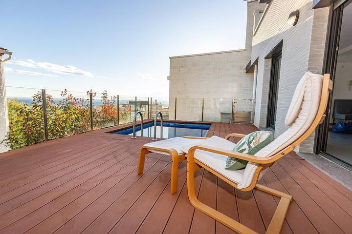 Casa rural para 7 personas, con Vistas al mar además de Balcón y Terraza en Roses