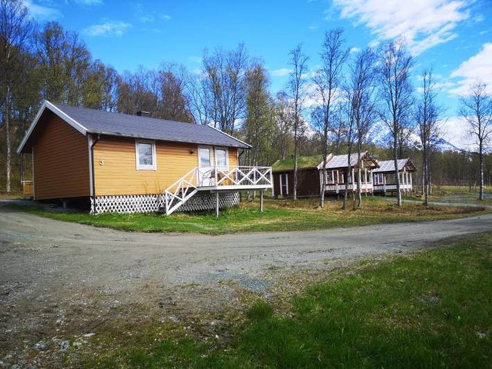 Ferienhaus für 3 Personen, mit Balkon und Terrasse sowie Garten und Sauna in Lyngen
