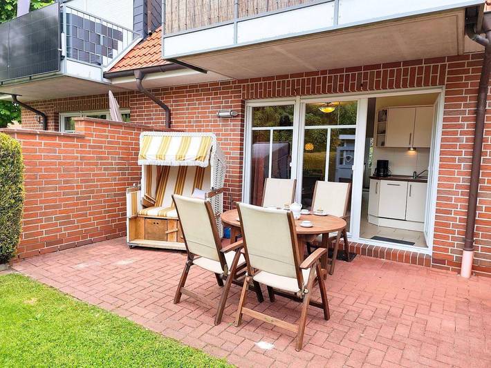 Hütte für 4 Personen, mit Terrasse und Garten in Norddeich - 4