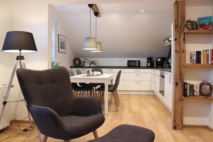 Ferienwohnung für 5 Personen, mit Terrasse und Garten sowie Sauna in Dörpen