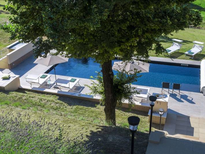 Ferienhaus für 13 Personen, mit Garten und Pool