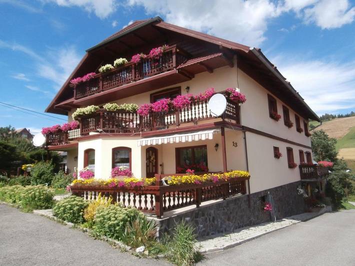 Dom gościnny dla 4 osób, z ogród i widok oraz balkon i sauna w Słowacja