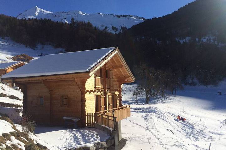 Chalet pour 5 personnes, avec jardin et balcon