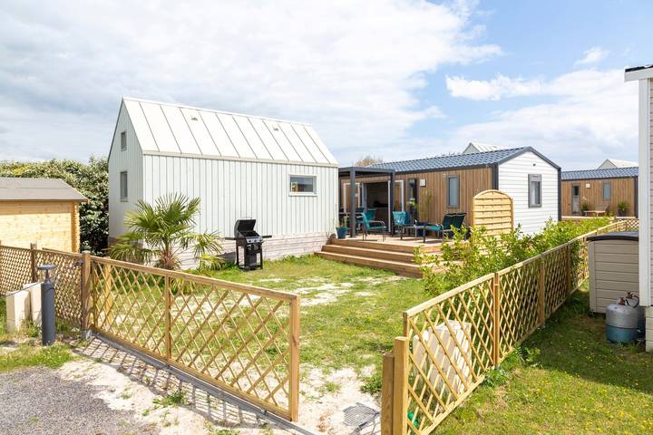 Chalet pour 8 personnes, avec jardin, adapté aux familles en Bretagne
