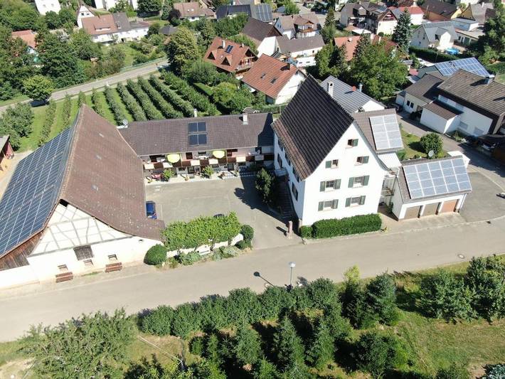 Ferienwohnung für 2 Personen, mit Terrasse und Garten sowie Ausblick in Schliengen