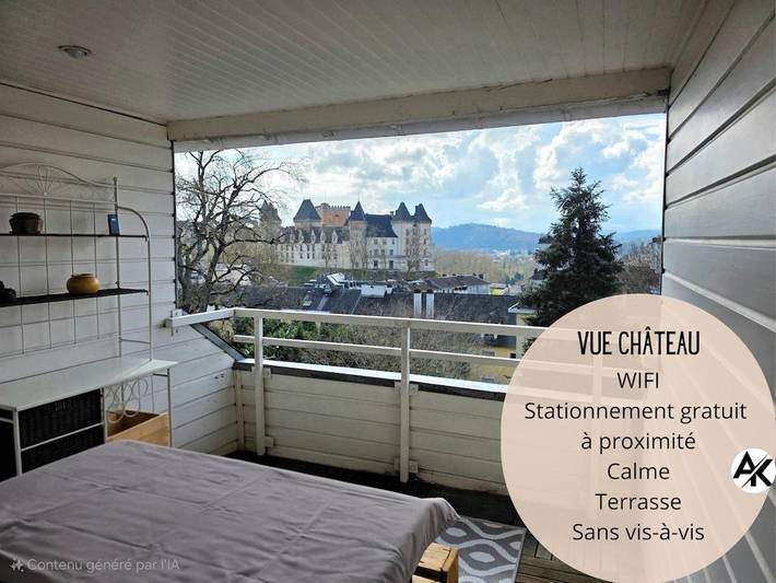 Gîte pour 4 personnes, avec Terrasse et Vue à Pau
