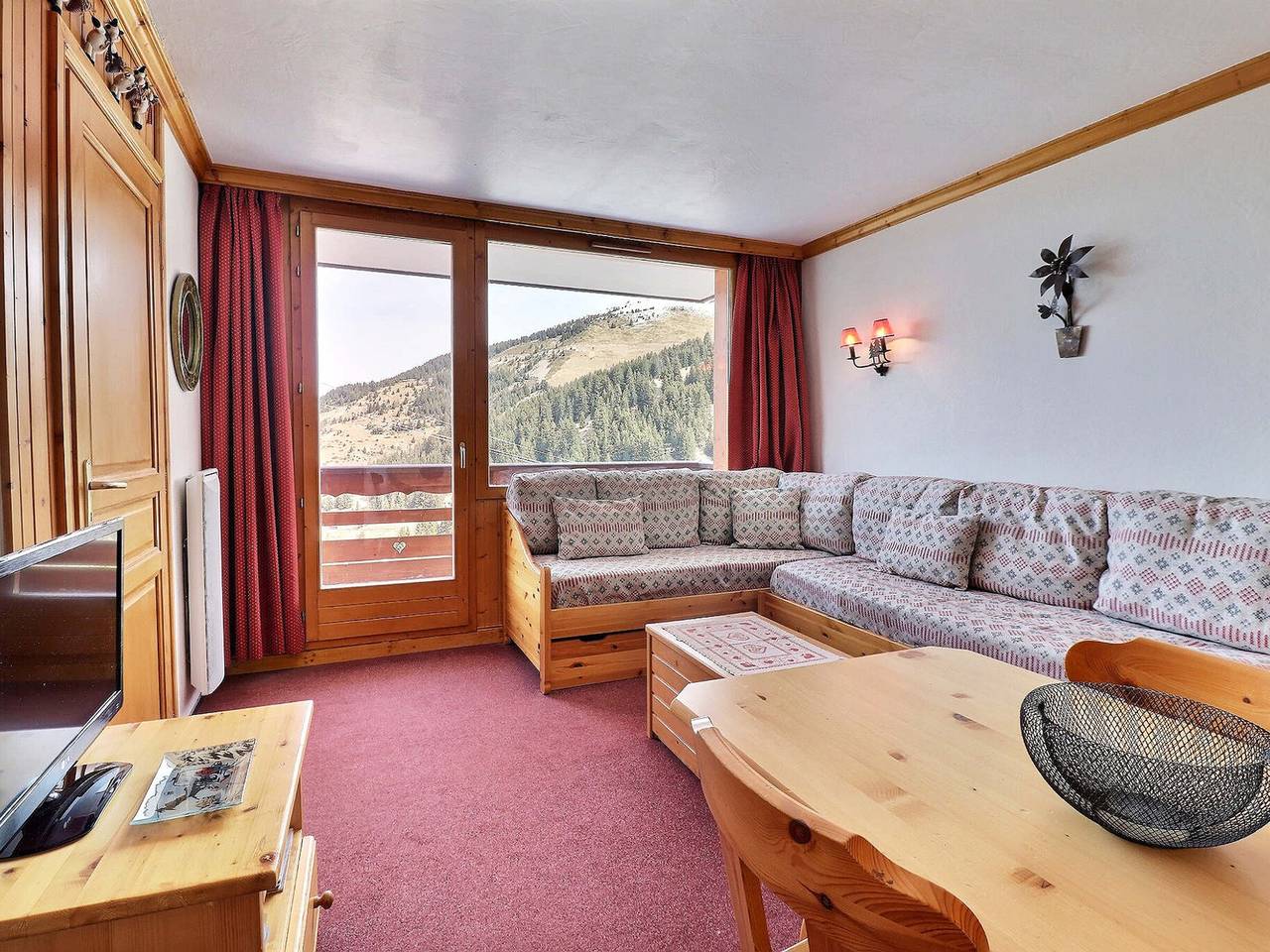 Ganze Wohnung, Charmante 2-Zimmer-Wohnung für 4 Personen in Méribel mit kostenlosem Wlan in Méribel-Mottaret, Les Allues