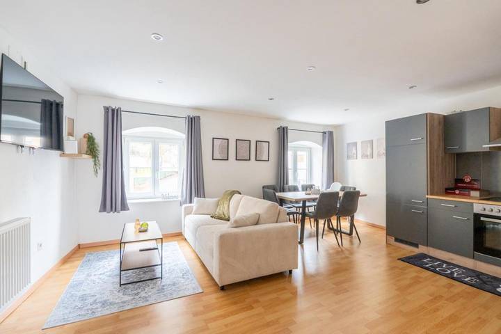 Ferienwohnung für 10 Personen, mit Balkon und Ausblick, kinderfreundlich