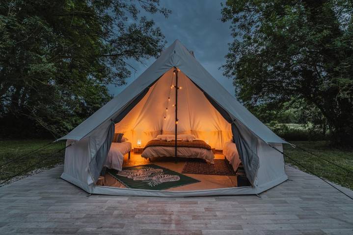 Maison de vacances pour 4 personnes, avec jardin