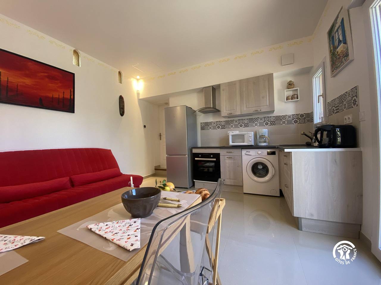 Gîte für 2 Personen mit Terrasse in Villelongue-dels-Monts, Céret und Umgebung