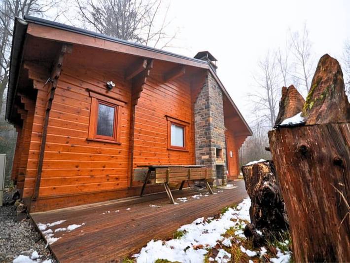 Ardennenchalet mit Balkon und Sauna in Viroinval, Parc Naturel Viroin Hermeton