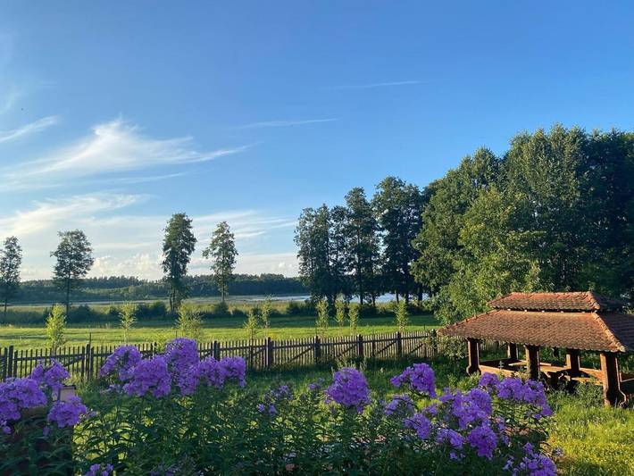 Dom dla 5 osób, z widok na jezioro i ogród oraz widok w Śniardwy