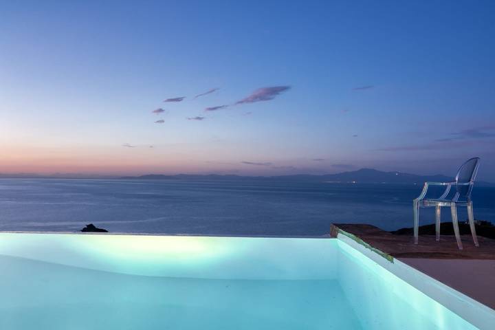 Location de vacances pour 8 personnes, avec jardin et vue sur l’océan dans Kea - 3