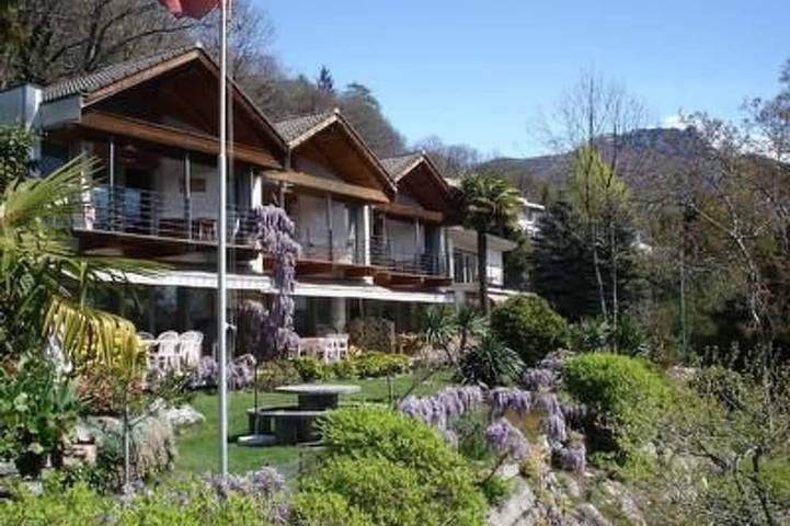 Ferienhaus für 6 Personen, mit Balkon und Garten sowie Pool in Brione sopra Minusio