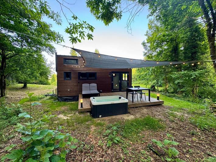 Maison de vacances pour 2 personnes, avec Jacuzzi et Terrasse ainsi que Jardin et Vue