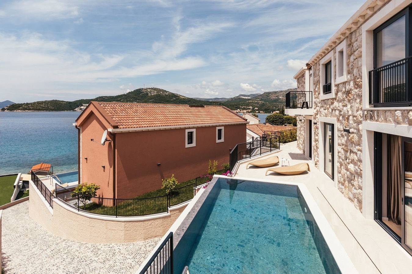 Villa pour 6 personnes avec balcon in Slano, Dubrovnik-Neretva