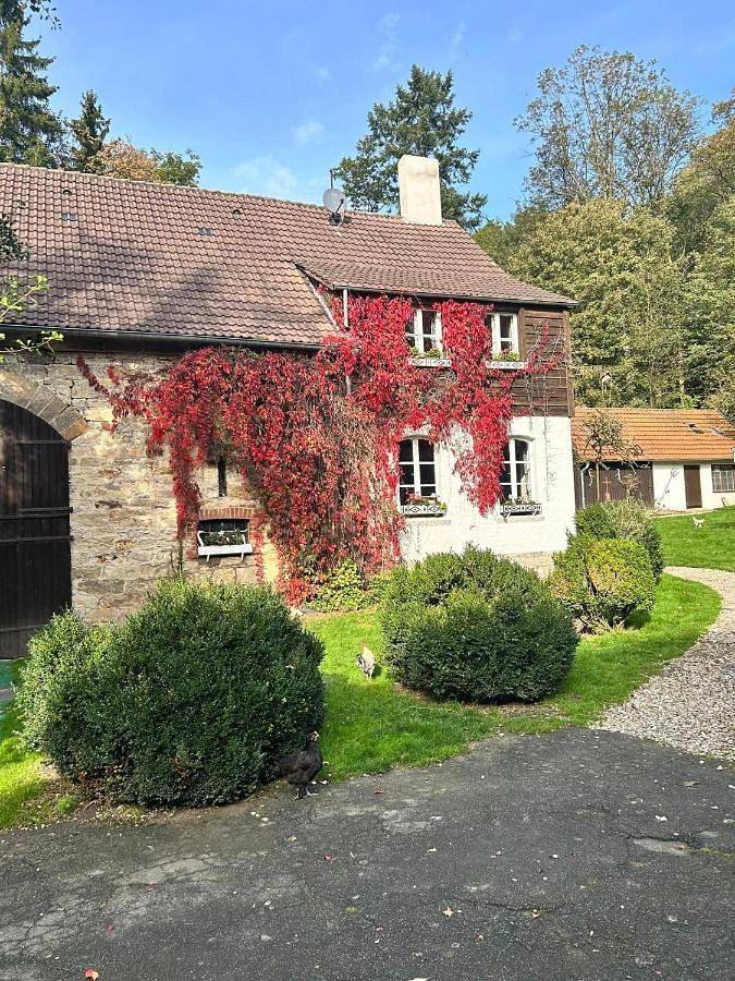Ferienwohnung für 3 Personen, mit Terrasse und Garten sowie Sauna und Ausblick in Altenbeken