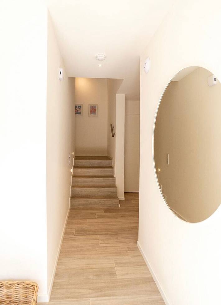 Ganze Wohnung, Ferienwohnung 'Backbord' mit Meerblick, Gemeinschaftsgarten und Wlan in Kalifornien (Ostsee), Schönberg