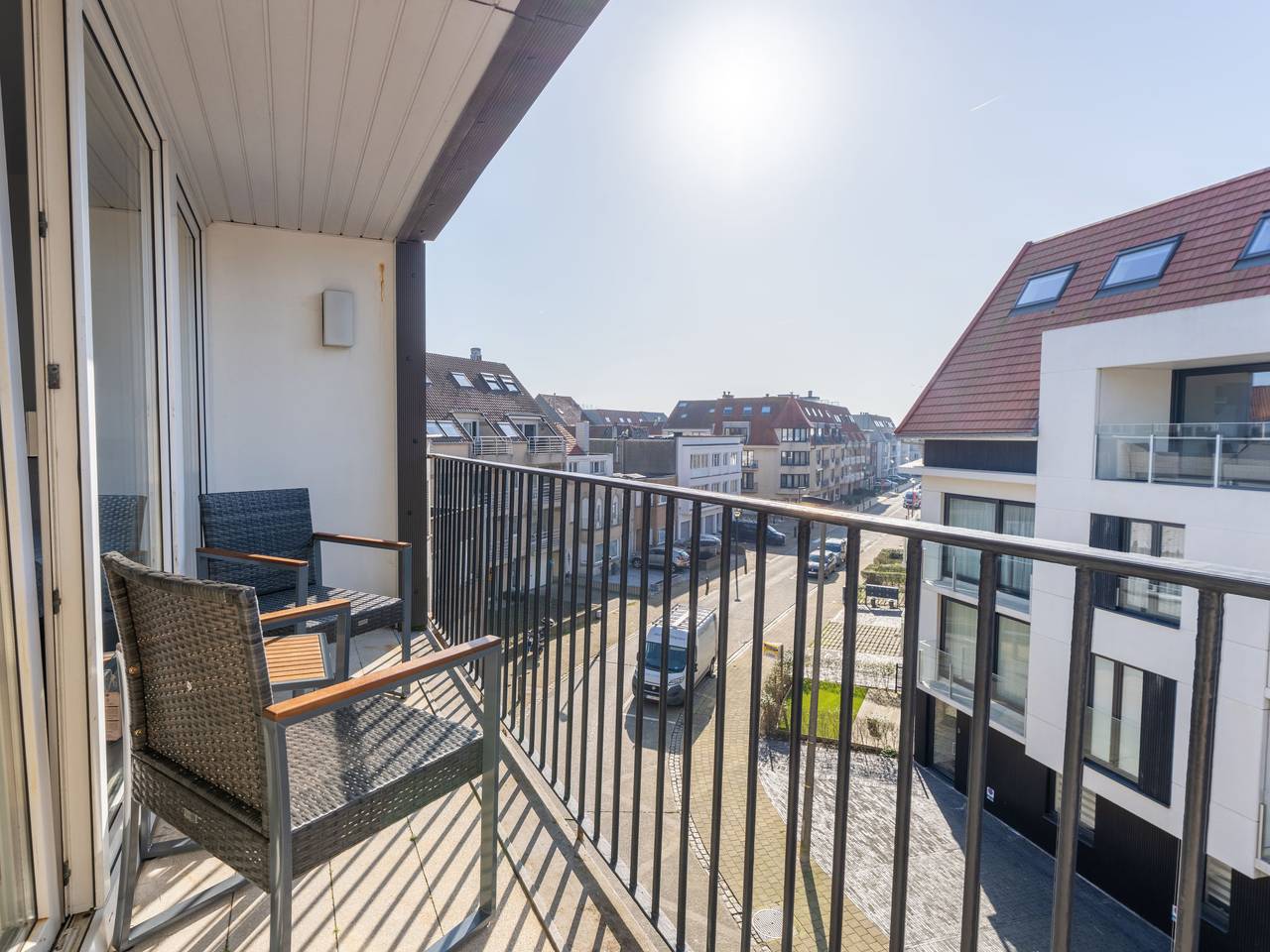 Geheel appartement, Studio 4.3 with balcony & airco in Bredene, Belgische Kust