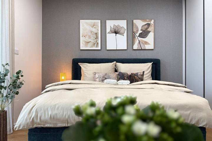 Apartament wakacyjny dla 2 osób, z widok i taras, zwierzęta dozwolone w Znojmo
