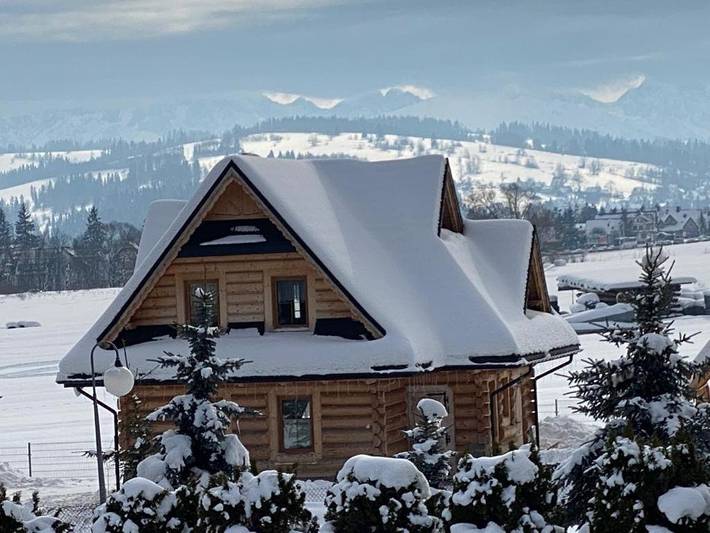 Apartament wakacyjny dla 13 osób, z ogród i widok w Szaflary