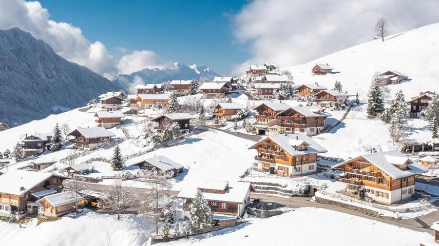 Gîte pour 9 personnes, avec jardin ainsi que piscine et jacuzzi à Habkern - 2