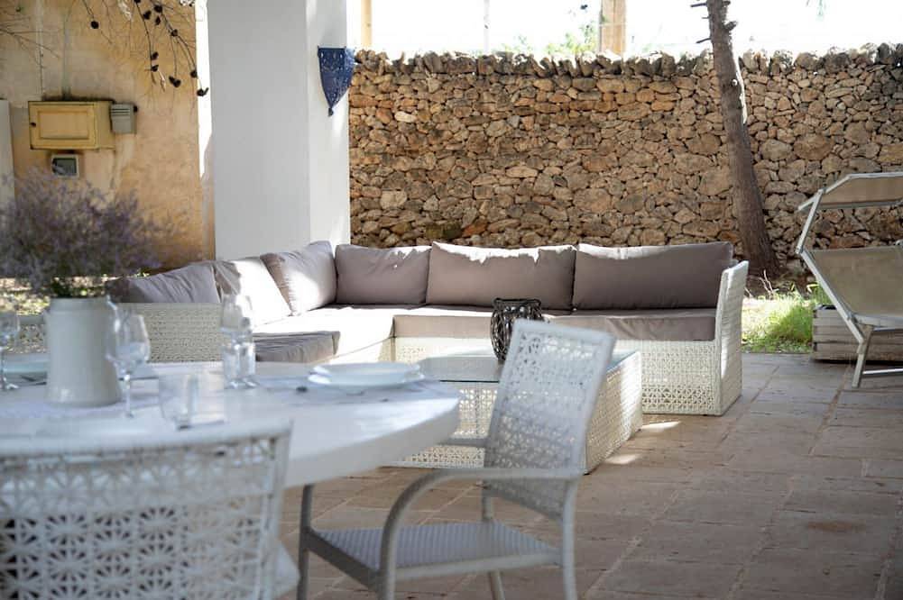 Villa Sole 20 meters from the sea of Punta Prosciutto in Punta Prosciutto, Golf von Tarent