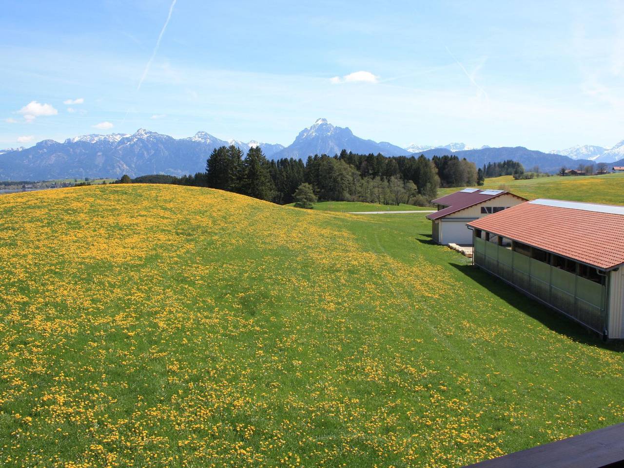 Ganze Ferienwohnung, Panoramahof Breher - Ferienwohnung Panorama/2 Schlaf/Dg F**** in Hopferau, Bayerisch Schwaben