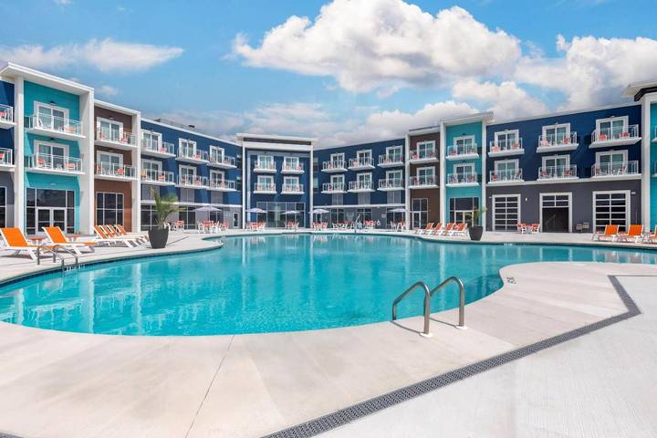 Hotel für 4 Personen, mit Pool und Whirlpool in Delaware