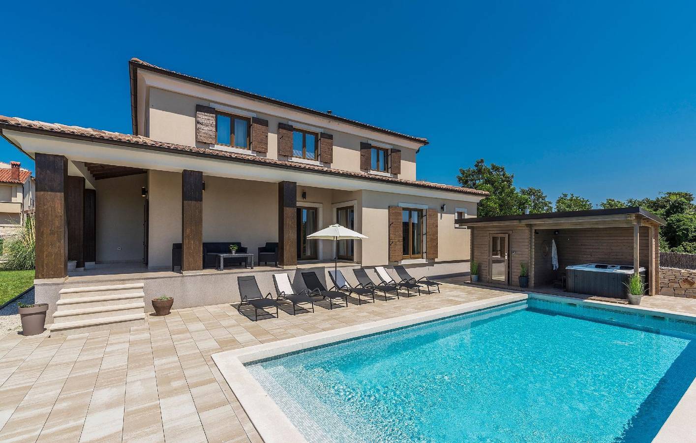 Villa "Villa Dante" avec jacuzzi in Jursici, Svetvinčenat