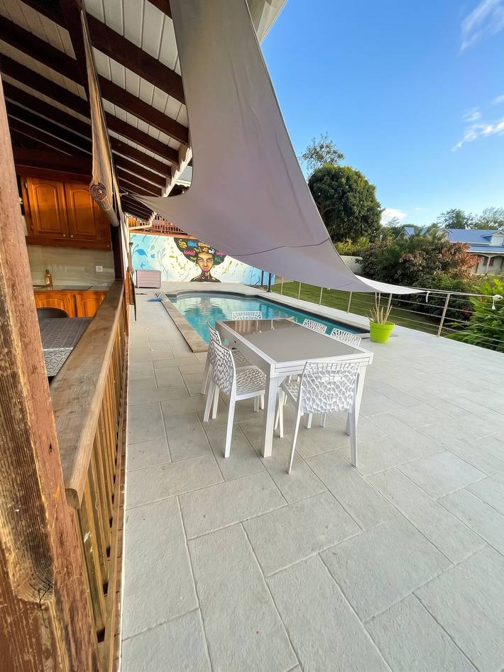 Monolocale intero, Studio affascinante con piscina a Vieux-Habitants, 26 m² in Vieux-Habitants, Guadalupa