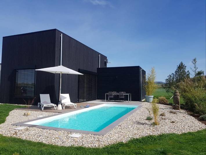 Ferienwohnung für 4 Personen, mit Terrasse und Garten sowie Pool und Sauna in Runding