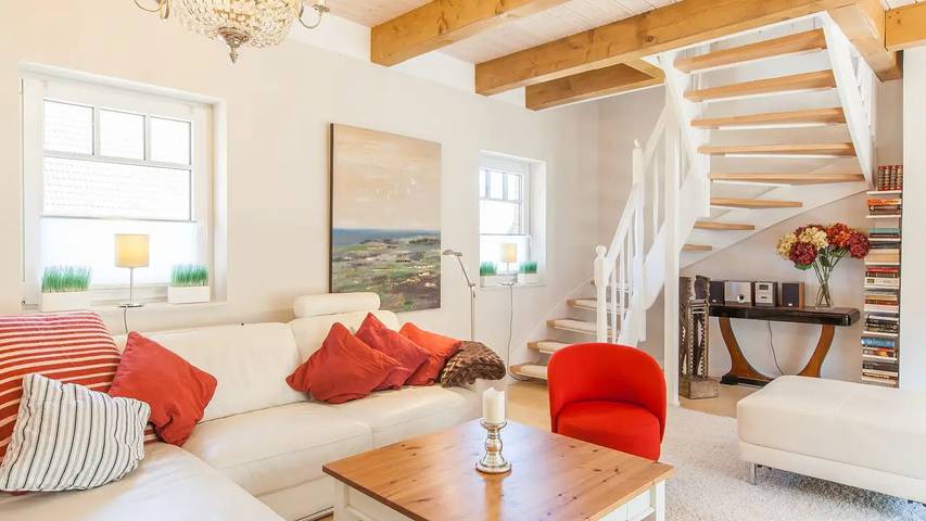 Ferienhaus für 4 Personen, mit Garten und Sauna, mit Haustier