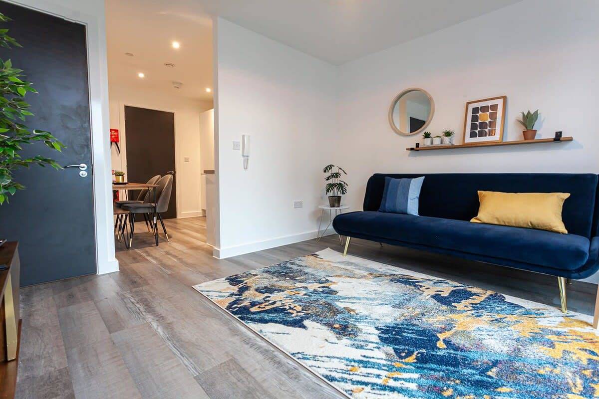 Appartement entier, Appartement de vacances pour 5 personnes avec jardin in Grand Manchester