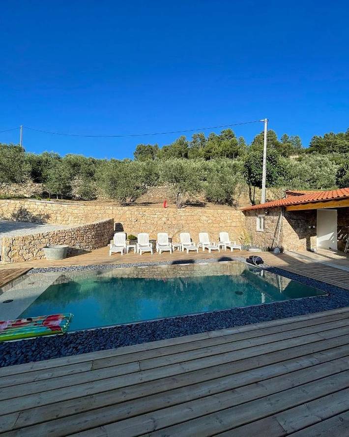 Casa de férias para 3 pessoas, com Varanda e Terraço e ainda Jardim and Piscina em Lamego