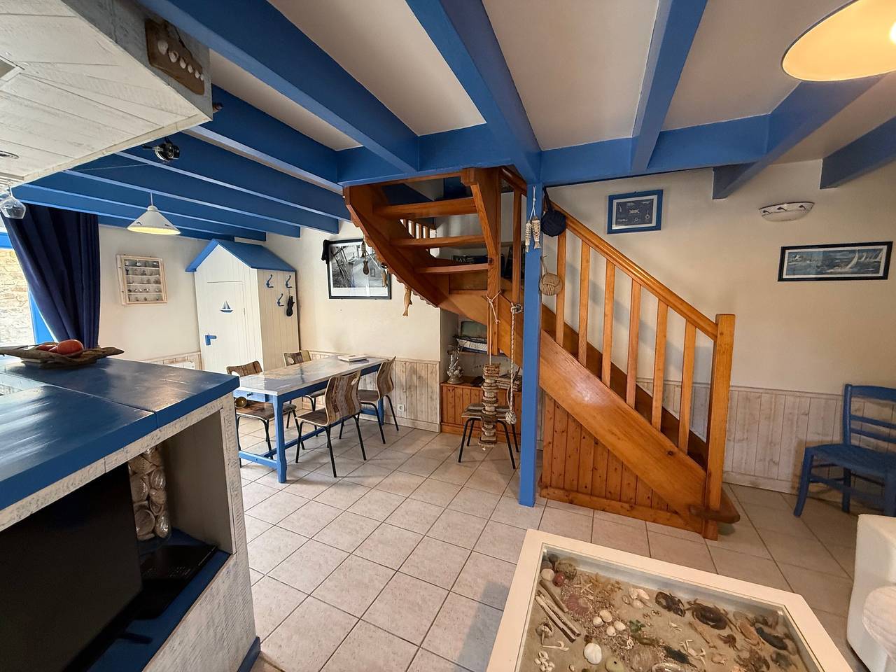 Casa de vacaciones 'Maison Ty Bao' con terraza y Wi-Fi in Sarzeau, Côte des Mégalithes