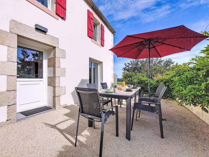 Location de vacances pour 6 personnes, avec Terrasse et Jardin à Cléden-Cap-Sizun