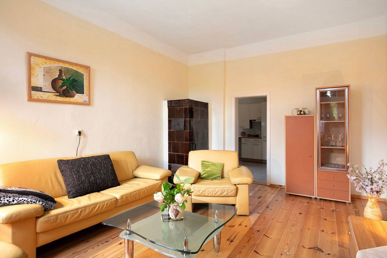 Ganze Wohnung, Ferienwohnung 'Haus Meistereck Melzow' mit Gemeinschaftsgarten und Wlan in Melzow, Warnitz