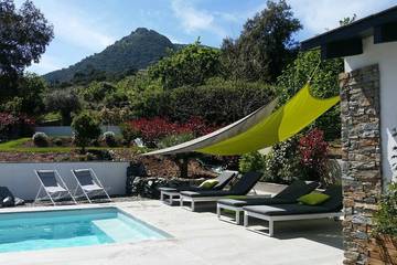 Maison d’hôte pour 2 personnes, avec sauna ainsi que jardin et piscine à Valle-di-Campoloro
