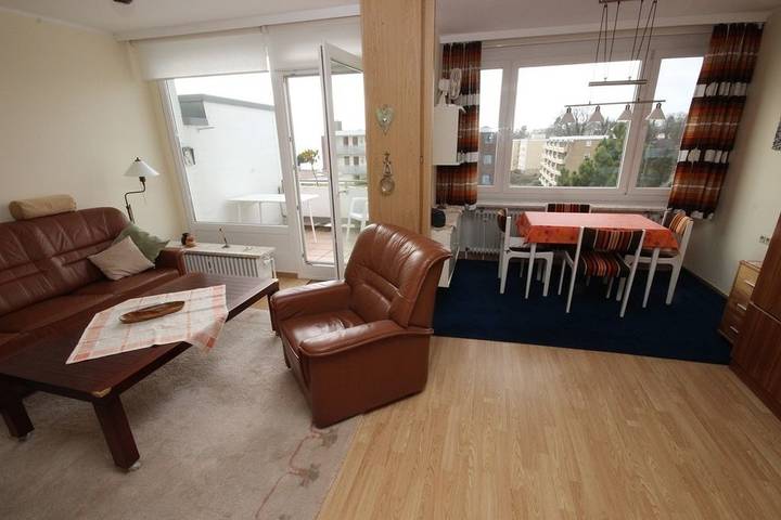 Ferienwohnung für 2 Personen, mit Ausblick und Balkon in Grömitz