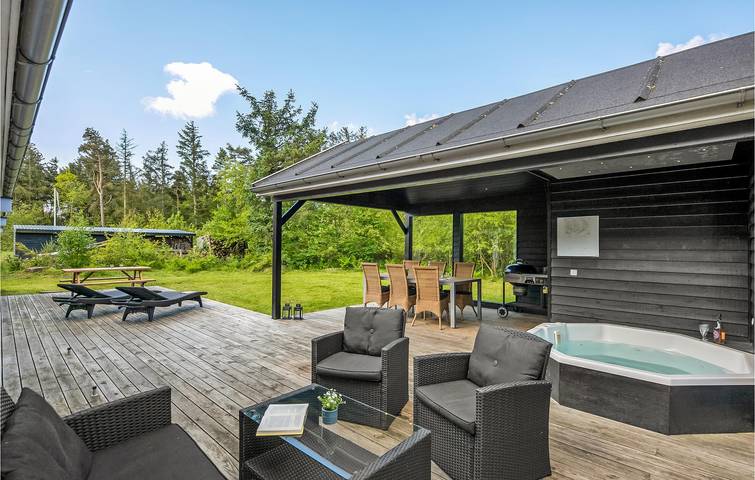 Ferienhaus für 6 Personen, mit Garten und Terrasse sowie Sauna in Skjern - 4