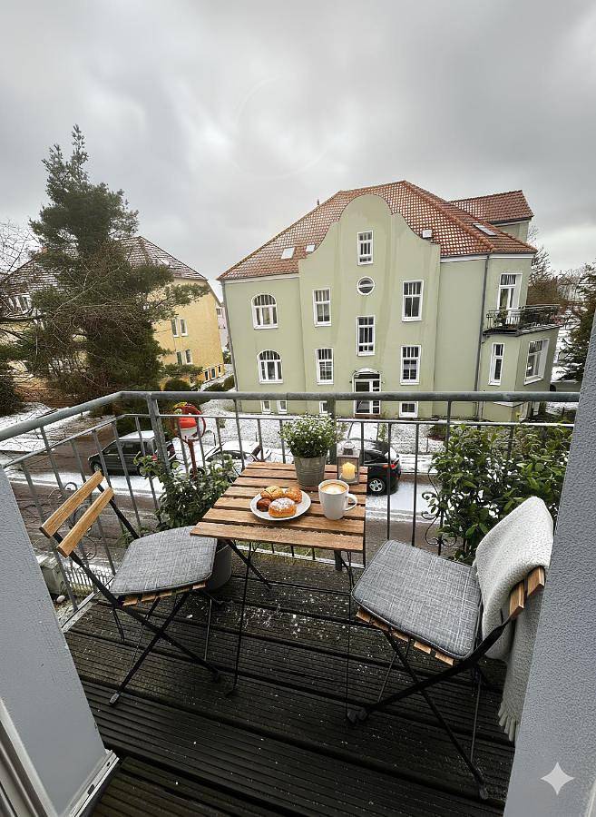 Ferienwohnung für 9 Personen, mit Balkon und Terrasse sowie Ausblick