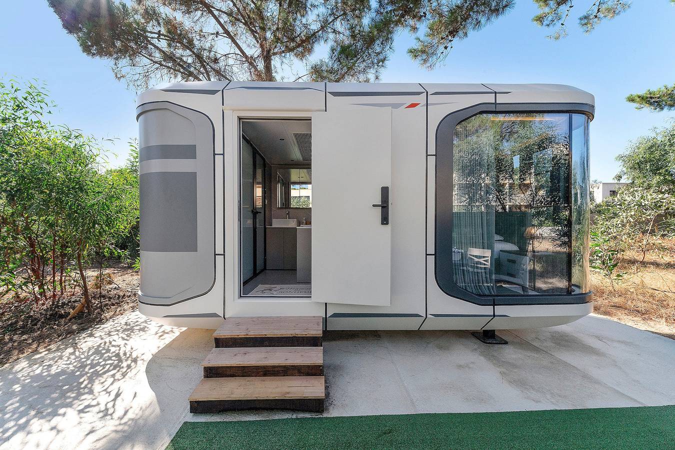 Chambre d’hôtes « Futura 2 - Maison du Futur 2» à Borgo, à 50 m de la plage in Borgo, Région de Bastia