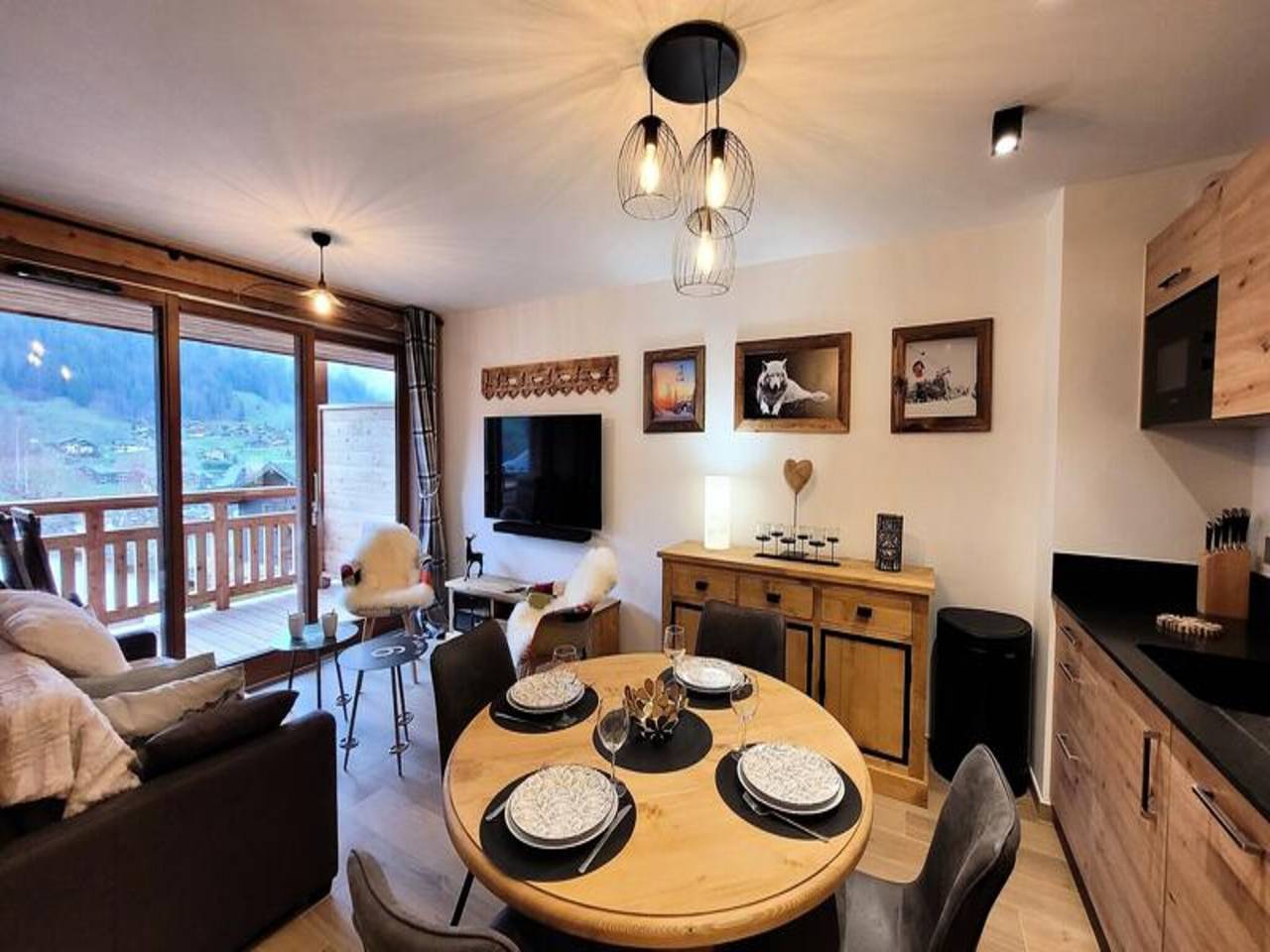 Appartement entier, Appartement à La Turche près des pistes de Perrières in Les Gets, Les Portes du Soleil
