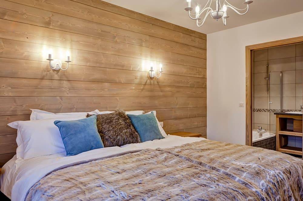 Ganze Wohnung, Apartment für 12 mit Balkon, Kamin und Wlan in La Tania in La Tania, La Perrière