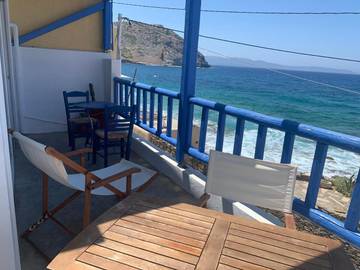 Strandhaus für 2 Personen, mit Ausblick und Terrasse, mit Haustier auf Kreta