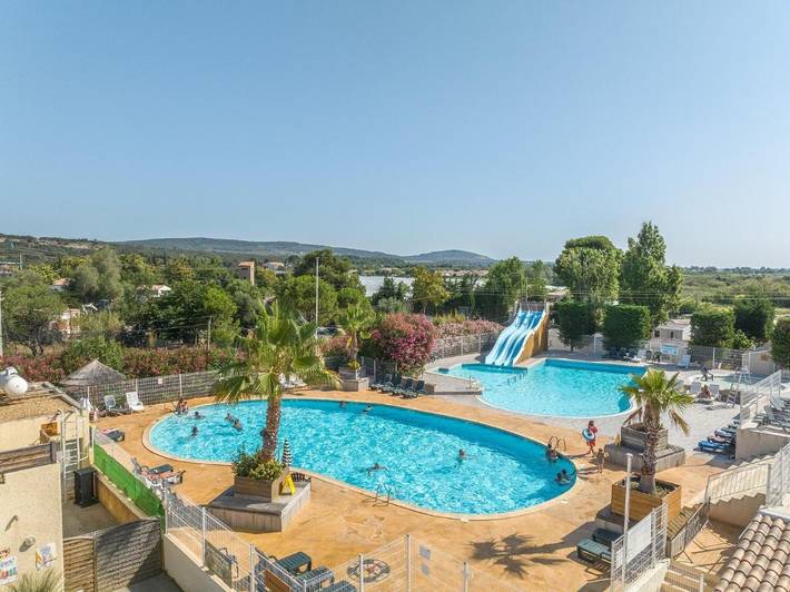 Camping pour 6 personnes, avec piscine ainsi que vue et jardin à Vic-la-Gardiole - 3