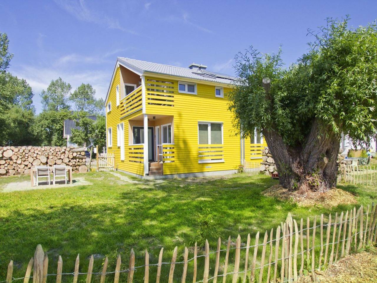 Ferienhaus Saga - strandnah,modernes Haus mit eigener Sauna, Garten, Terrasse - Ferienhaus Sagasol in Wiek, Rügen